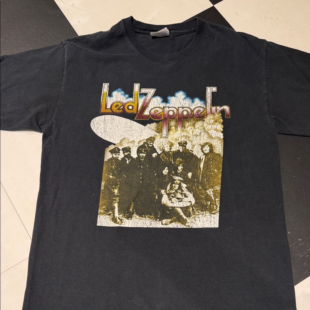 Hanes Led Zeppelin Graphic Tee - Black